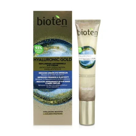 Bioten Hyaluronic Gold крем під очі від зморшок 15мл