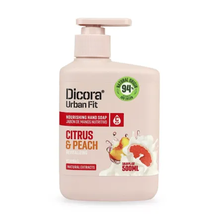Dicora Urban Fit рідке мило Vit C Citrus & Peach 500мл