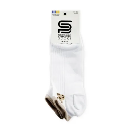 Premier Socks шкарпетки жіночі низькі 14В35/3Р рубчик з ведмедиком