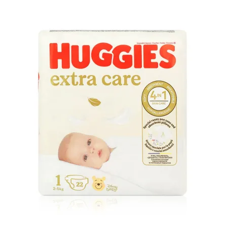 Huggies Extra Care підгузки (1) 22 шт.