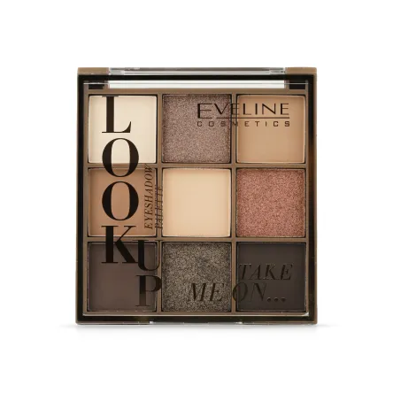 Eveline Cosmetics Look Up палітра тіней Take Me On 10.8г
