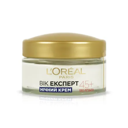 L'Oreal Paris Вік Експерт крем нічний ліфтинг-догляд від зморш.45+ 50мл
