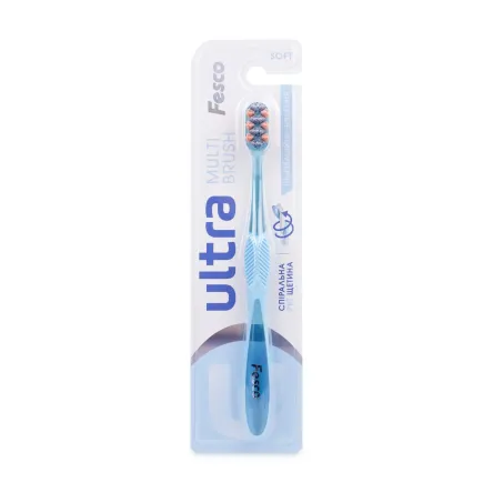 Fesco Ultra зубна щітка Multibrush блакитна