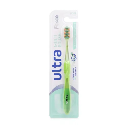 Fesco Ultra зубна щітка Multibrush салатова
