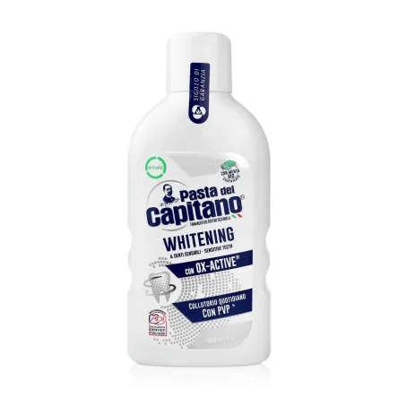 Pasta del Capitano ополіскувач для порожнини рота Whitening 400мл