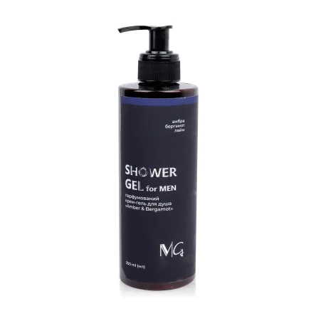 MG гель для душу чоловічий парфумований Amber&Bergamot 350мл