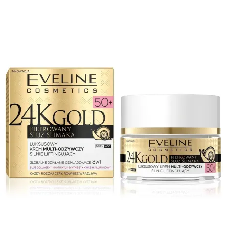Eveline Cosmetics 24Gold крем ліфтинг живильний 50+ 50мл