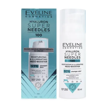 Eveline Cosmetics Super Needles мезо-бустер зволожувальний, освітлювальний 100 50мл