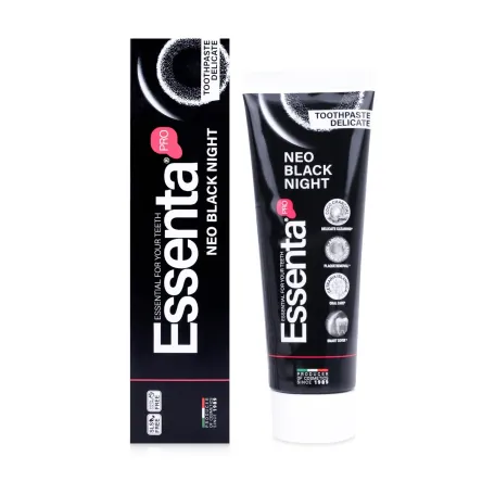 Essenta Pro зубна паста Neo Black Night 75мл