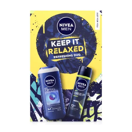 Nivea набір чоловічий Keep It Relaxed