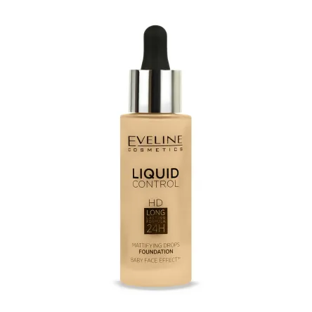 Eveline Cosmetics Liquid Control тональна основа з ніацинамідом