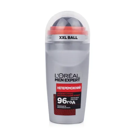 L'Oreal Paris МенЕксперт антиперспірант кульковий чол Непереможний 50мл