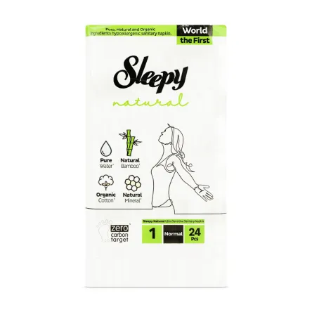 Sleepy Natural прокладки Normal 24 шт.