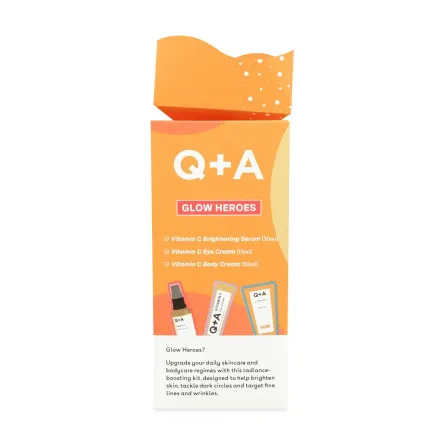 Q+A набір _для сяяння шкіри Q+A Glow Heroes Gift Set