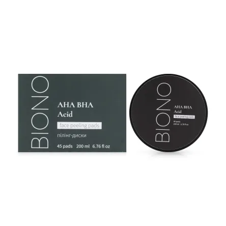 Biono пілінг-диски з АНА та ВНА кислотами 45 шт.