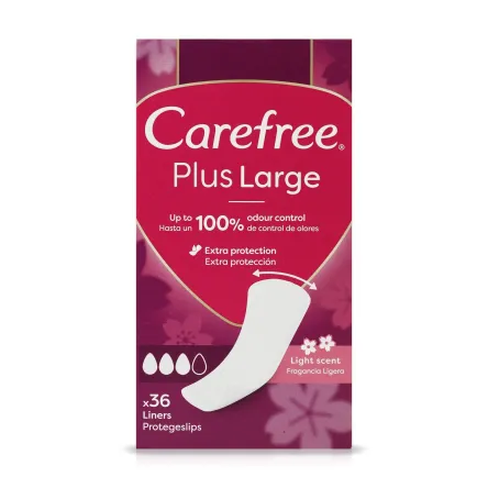 Carefree Plus Large щоденні прокладки 36 шт.