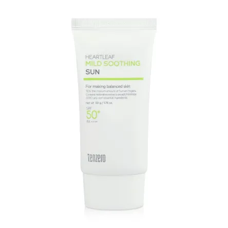Tenzero сонцезахисний крем для обличчя заспокійливий, регенеруючий SPF50 50г