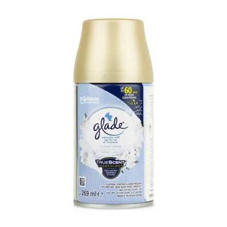 Glade змінний балон до автоматичного освіжувача Clean Linen 269мл