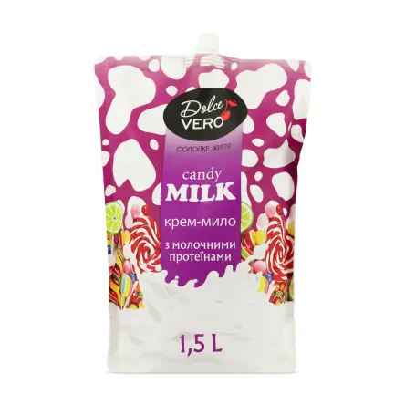 Dolce Vero Milk рідке мило дой-пак Candy