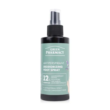 GreenFarmacy спрей-антиперспірант для ніг дезодоруючий 150мл