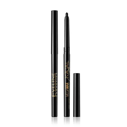 Eveline Cosmetics Mega Max автоматичний олівець для очей чорний 1.2г