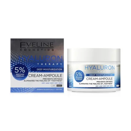 Eveline Cosmetics крем - ампула з гіалуроновою кислотою 50мл