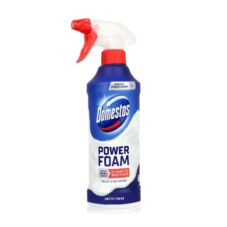 Domestos засіб для чищення унітазу і ванної спрей-піна Арктична свіжість 435мл