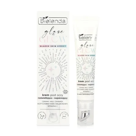 Bielenda Glaze And Glow крем під очі для освітлення і надання сяйва 15мл