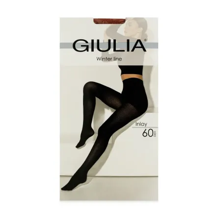 Giulia Inlay колготи 60 den bombay brown р.4