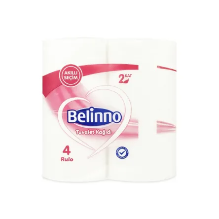 Belinno туалетний папір 2 шари 4 шт.