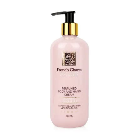 Liora French charm крем для тіла та рук peony & pink pepper 400мл