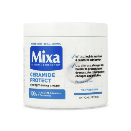Mixa Ceramide Protect універсальний крем для дуже сухої шкіри 400мл