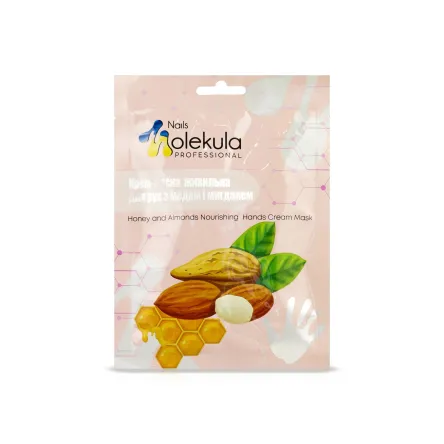 Molekula крем-маска для рук з медом та мигдалем 36г