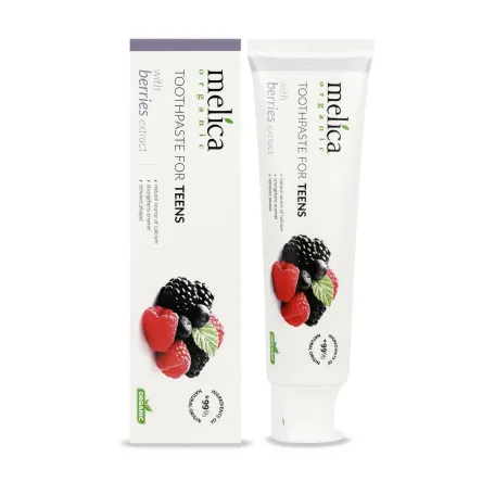 Melica Organic дитяча зубна паста для підлітків Ягідний мікс 100мл