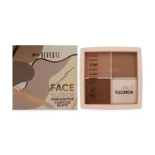 Neverti Face Illusion палітра для контурування 14г — Photo 3