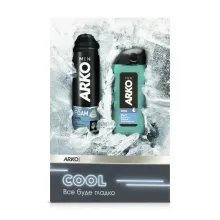 Arko набір чоловічий Cool (піна+гель д/душу) — Photo 3