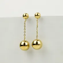 WOD Ball сережки 5* №11 gold — Photo 2