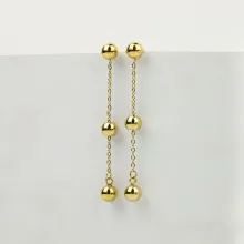 WOD Ball сережки 5* №13 gold — Photo 2